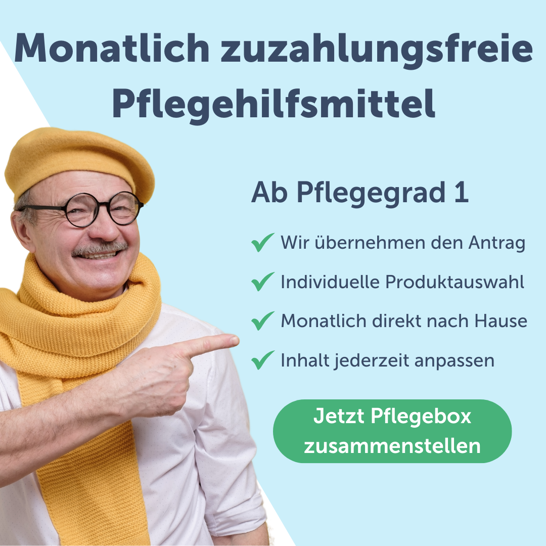 Pflegebox zusammenstellen